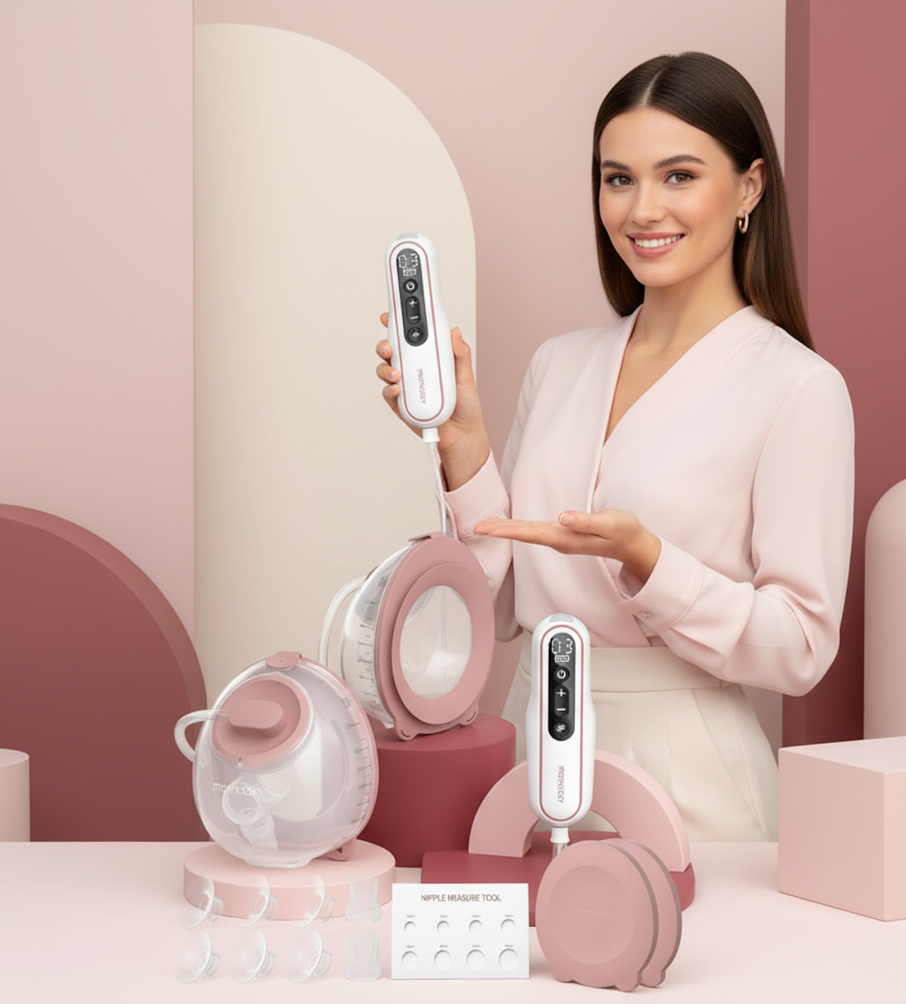 Momcozy Breast Pump V2 Pro Ultra-Lightweight, Hands-Free & Portable Wearable Pump