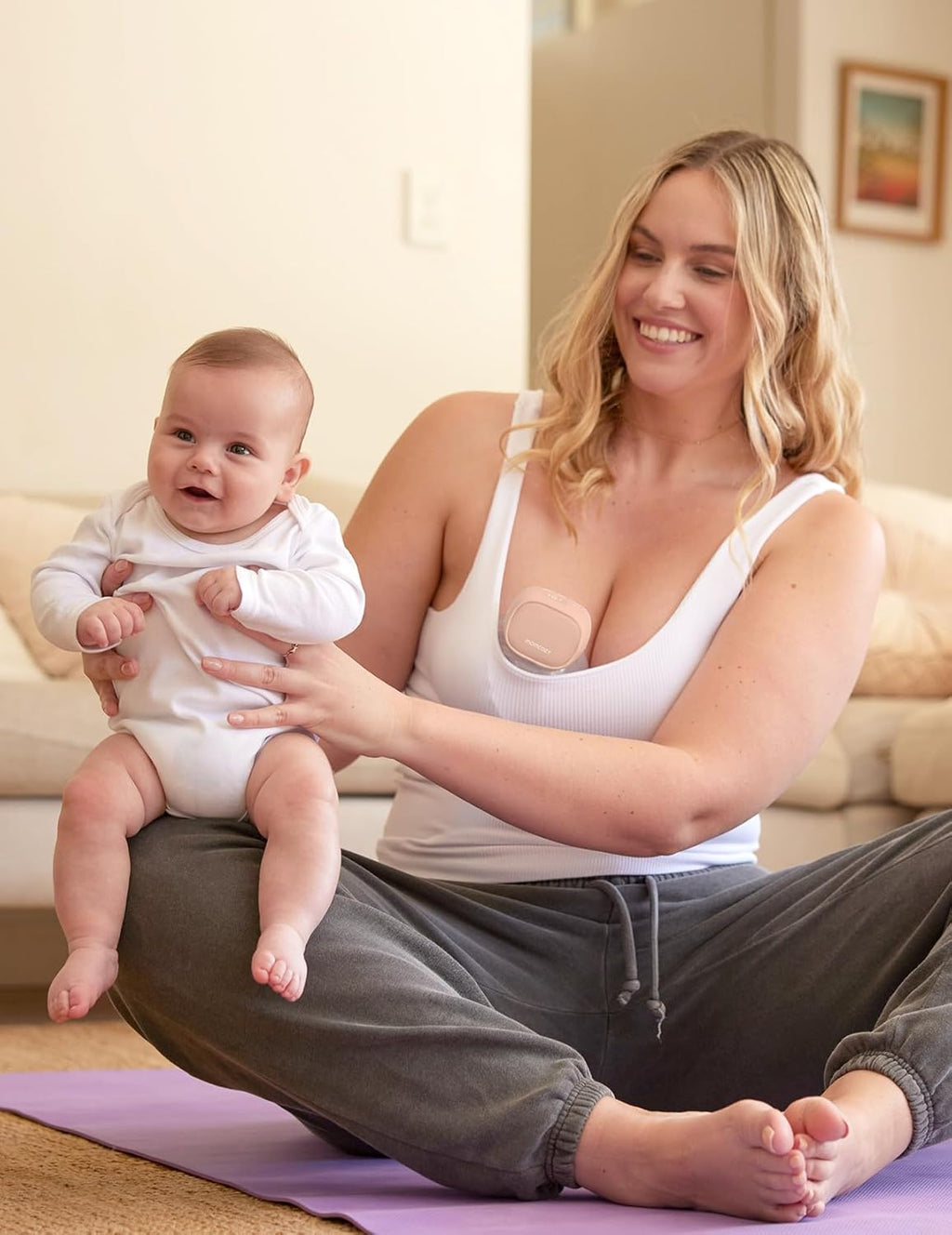 Momcozy S9 Pro Upgraded Wearable Breast Pump, Hands-Free Design with Extended Battery Life & LED Display, Double Electric Portable Pump with 2 Modes & 9 Levels, 24mm, 2-Pack, Pink